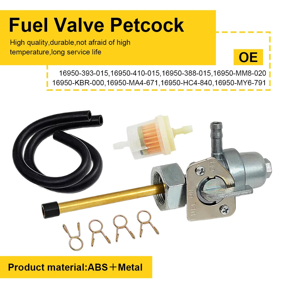 Gas Tank Fuel Petcock Switch Valve for Honda ATC250SX/ATC250ES (1985–1987)