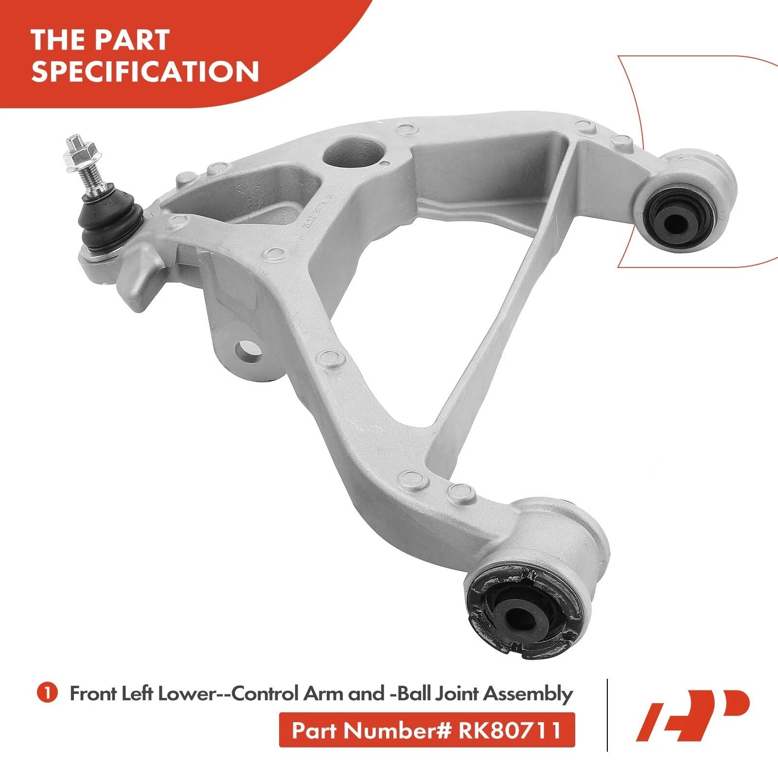 2X Front Lower Control Arm with Ball Joint for Ford Expedition
