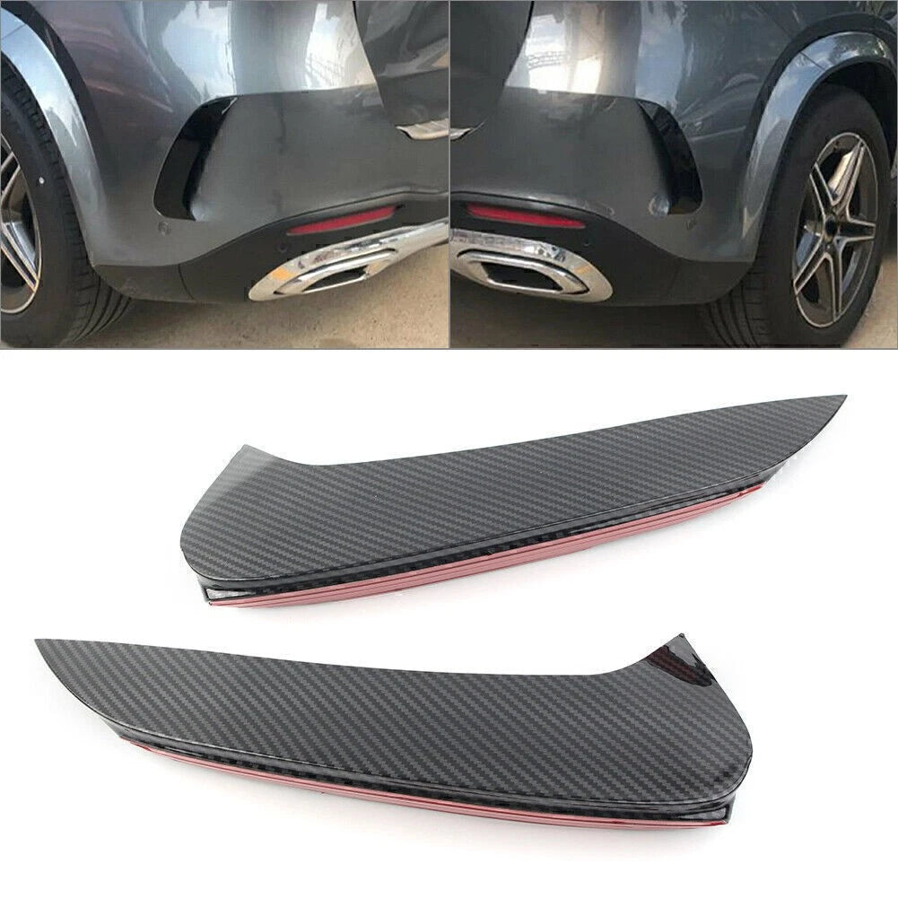 Rear Bumper Splitter Spoiler for Benz W167 GLE (2020–Present) Carbon Fiber