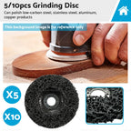 Set of 5 Poly Strip Disc Wheels for Angle Grinder (100mm)