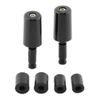 2X Handlebar Grips for Universal Motorcycle (50.8mm) - Black