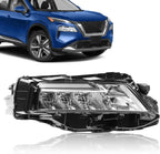Headlight Headlamp Chrome LED for Nissan Rogue SL|SV (2021–2023) Right Side