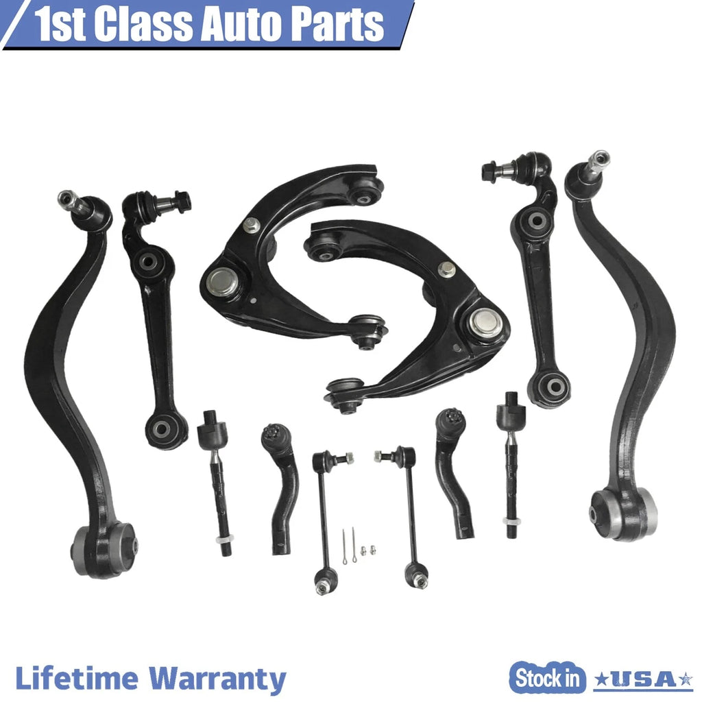12pc Front Suspension Control Arms Kit for Ford Fusion Milan (2006–2007)