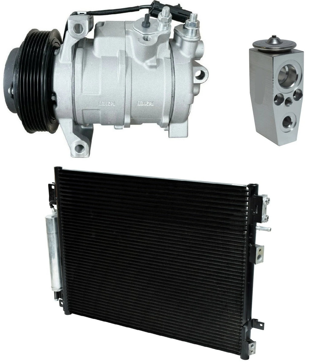 A/C Compressor Kit With Condenser for Dodge Challenger 6.4L (2012–2014)
