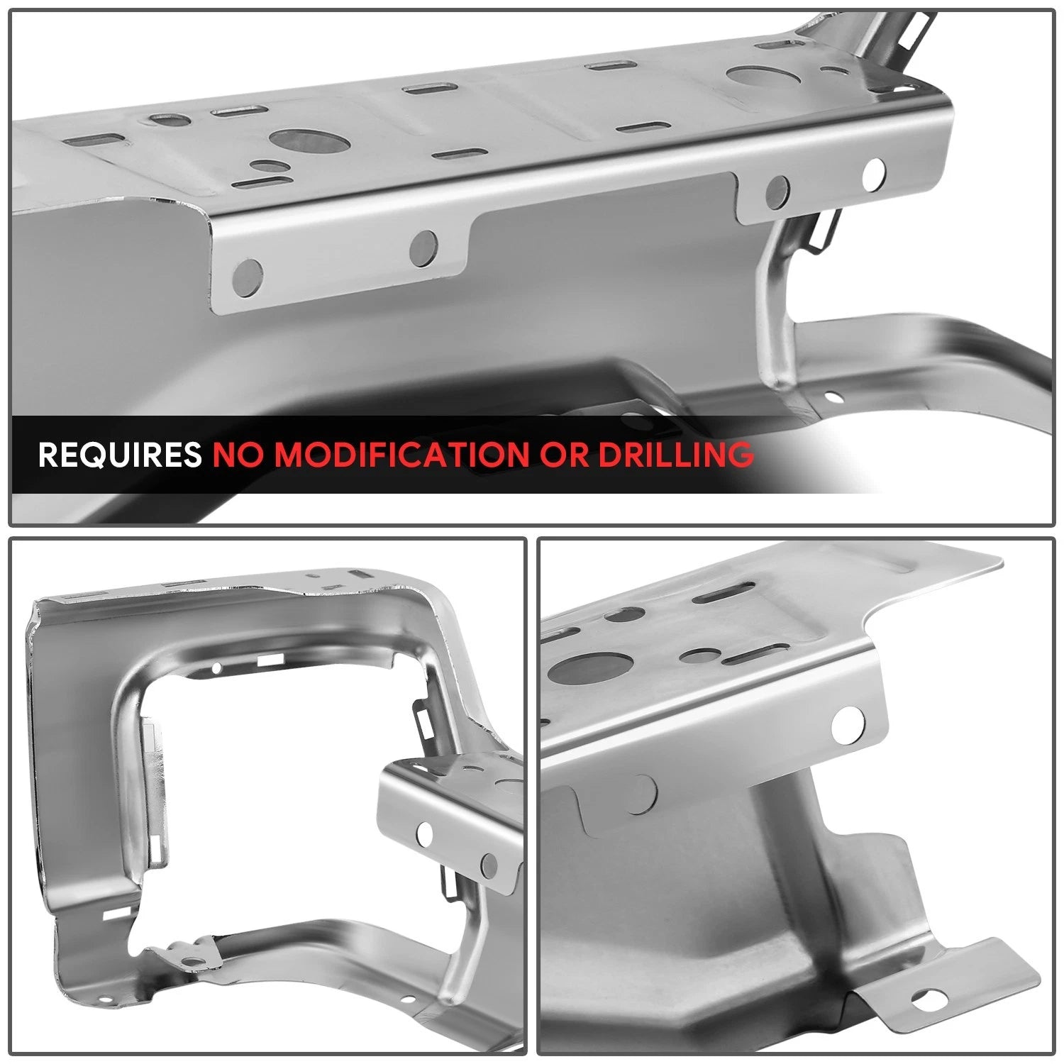Chrome Rear Bumper End Cap for Ford F-250 F-350 SD (2023–2025)