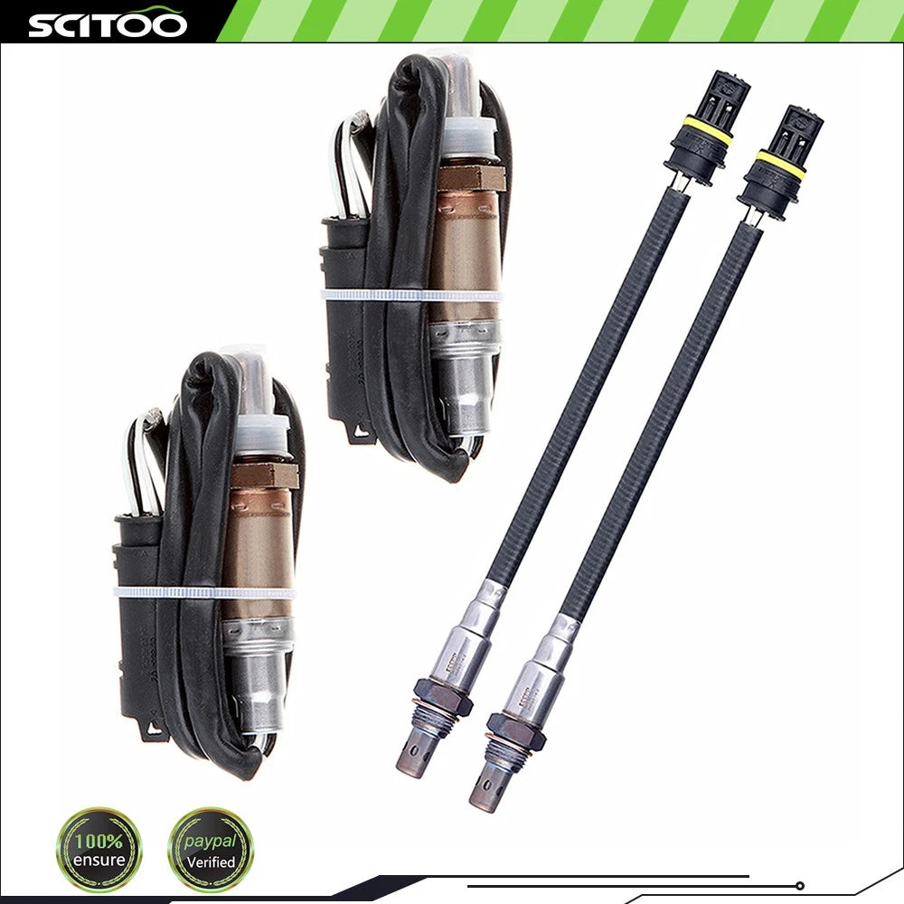 Set of 4 Oxygen Sensors (2 Upstream + 2 Downstream) for BMW 325i (2001–2003)