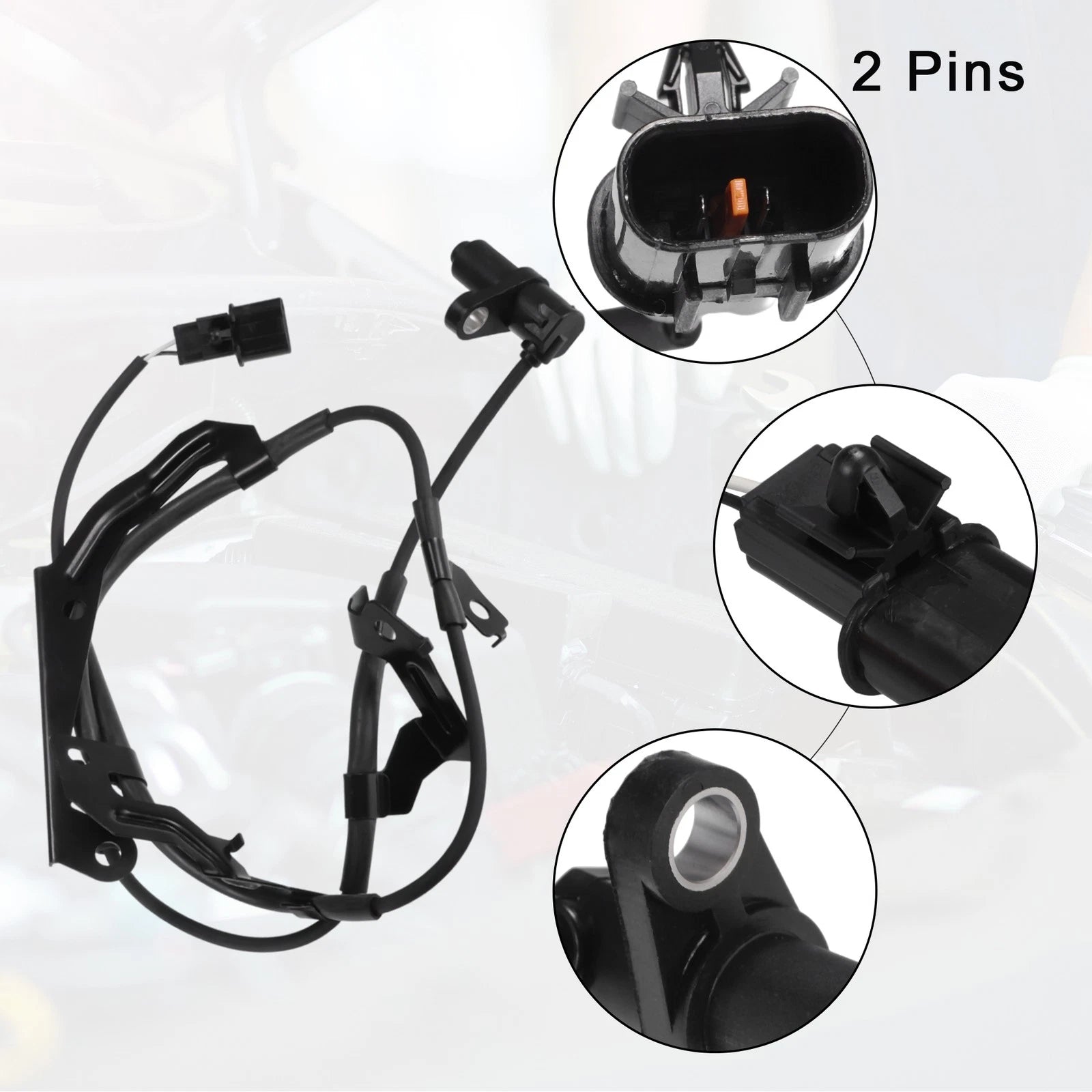 Set of 1 Front ABS Wheel Speed Sensor for Mitsubishi Triton Pajero Montero (2000–2023)
