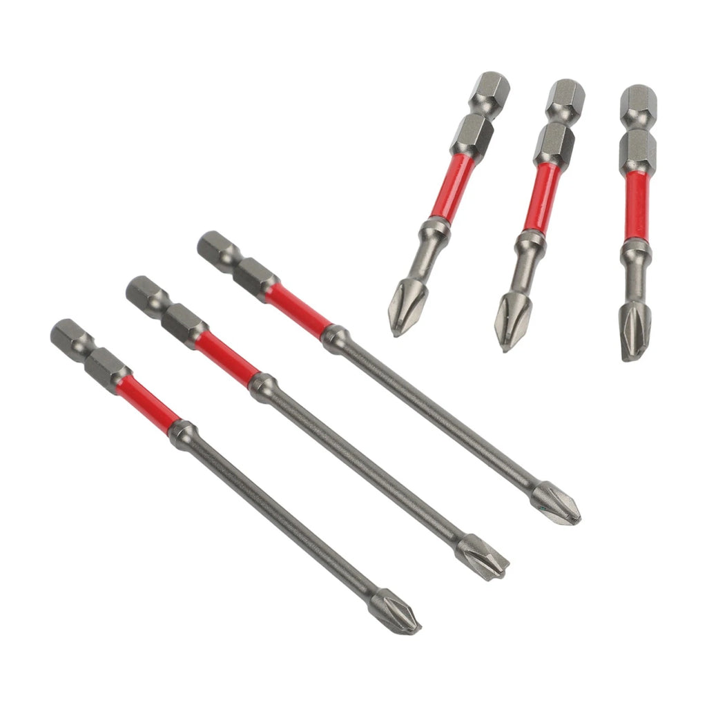 6mm Magnetic Slotted Cross Screwdriver Bit for Electrician FPH2