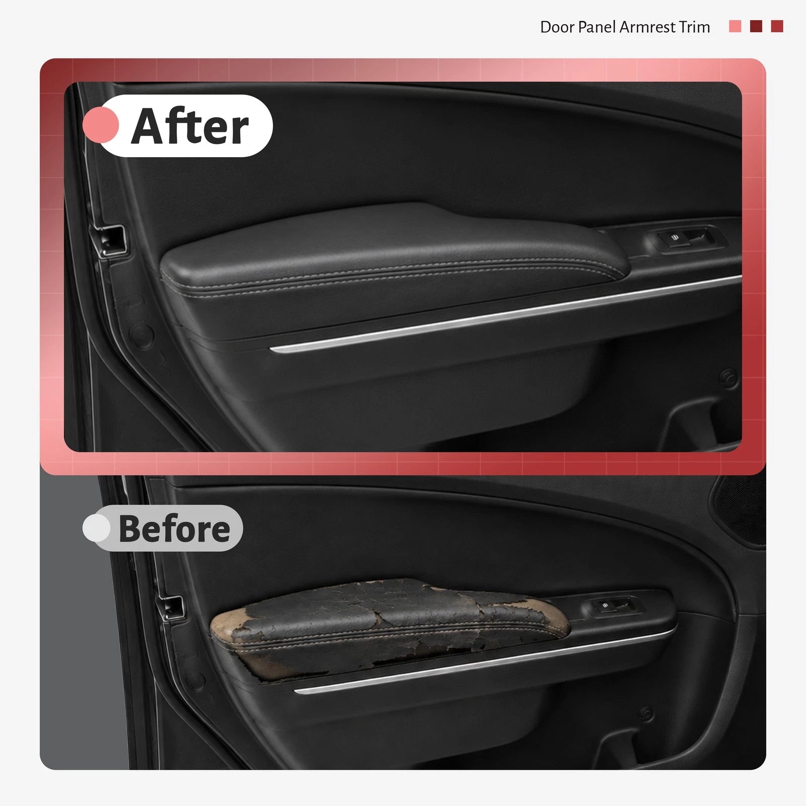 Front Door Panel Armrest Trim for Chrysler 300 Dodge Charger (2011–2023)