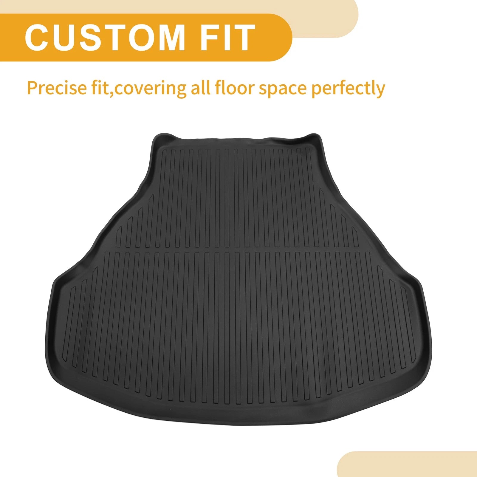 Cargo Liner Rear Trunk Mat for Honda CR-V (2013–2017) TPE Stripe Pattern