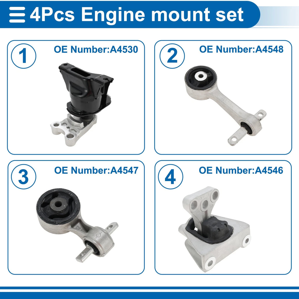 Engine Motor Mount for Honda Civic 1.8L Manual Trans (2006–2011) 820SNAP01/50850SNAA82