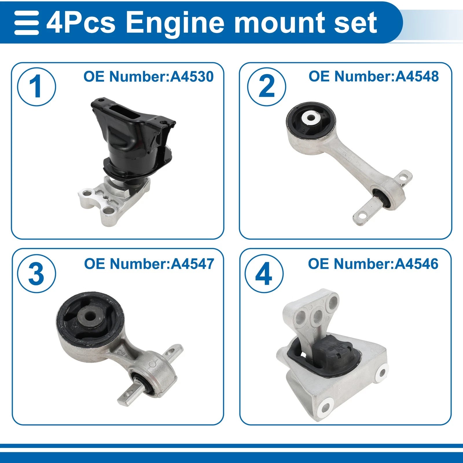 Engine Motor Mount for Honda Civic 1.8L Manual Trans (2006–2011) 820SNAP01/50850SNAA82