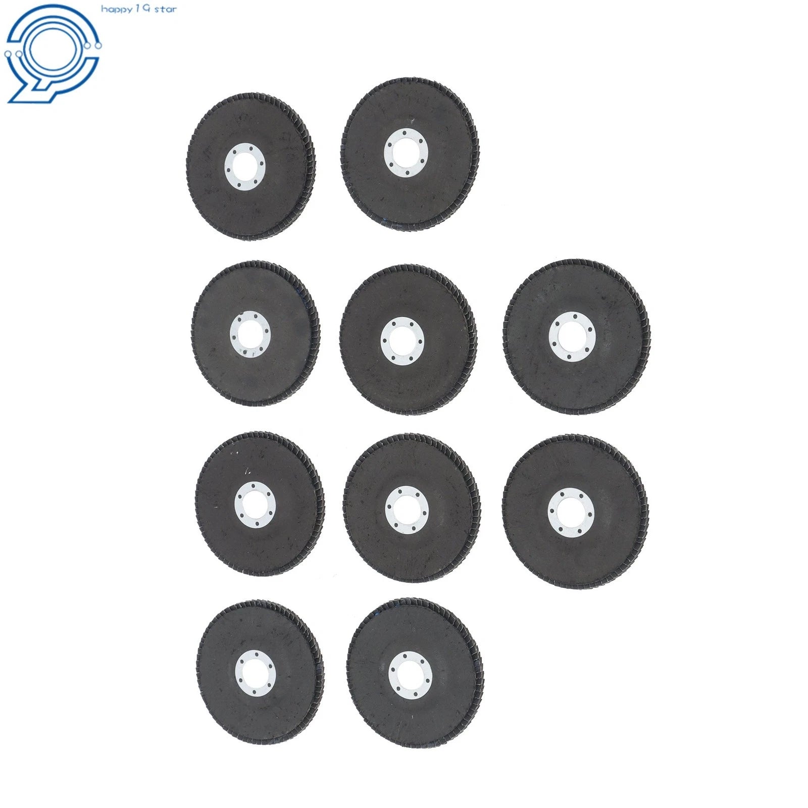 10 Pcs 4-1/2" X 7/8" Zirconia Flap Disc Sanding Grinding 80 Grit