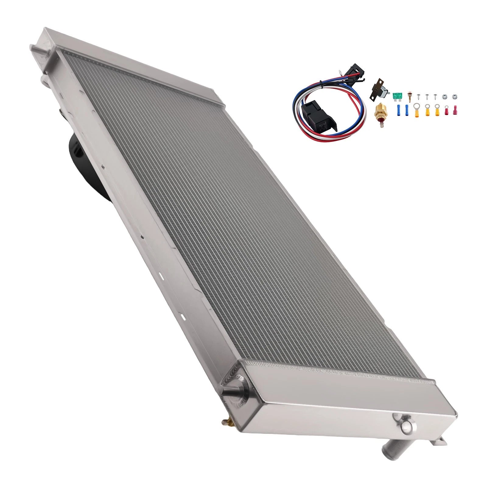3 Row Radiator Shroud Fan for Chevy Silverado Tahoe Suburban (1999–2011)