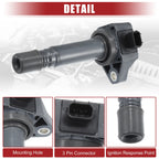 Set of 4 Ignition Coils for Honda Civic FA1 1.8L (2006–2011) No. 30520RNAA01