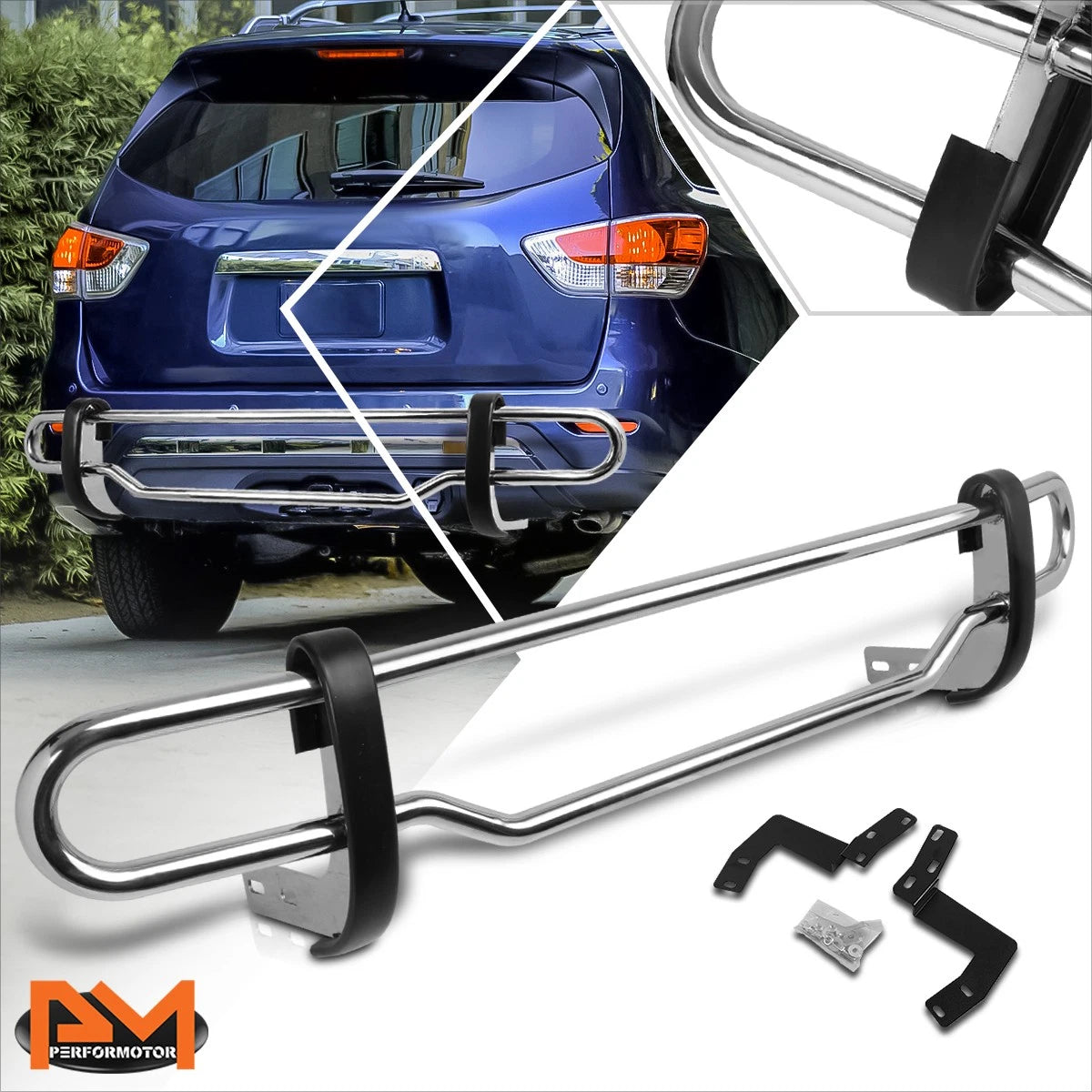 Stainless Steel Rear Bumper Protector Guard for Nissan Pathfinder (2005–2012)
