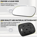 Heated Left Driver Side Wing Mirror Glass for Lexus RX300 RX350 RX400H (2004–2009)