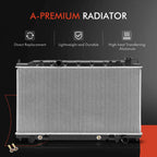 Radiator & AC Condenser & Cooling Fan for Nissan Maxima (2004-2006)