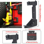Rear Door High Lift Jack Mount Bracket for Jeep Wrangler JK (2007–2018)