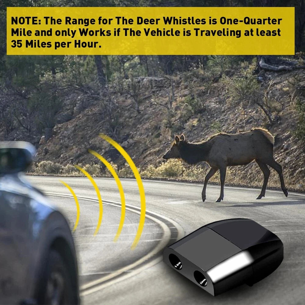 8x Car Deer Whistle Universal Animal Alert Device for Auto