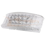 2X 6" Clear Lens Amber LED Side Marker for Universal Truck Trailer
