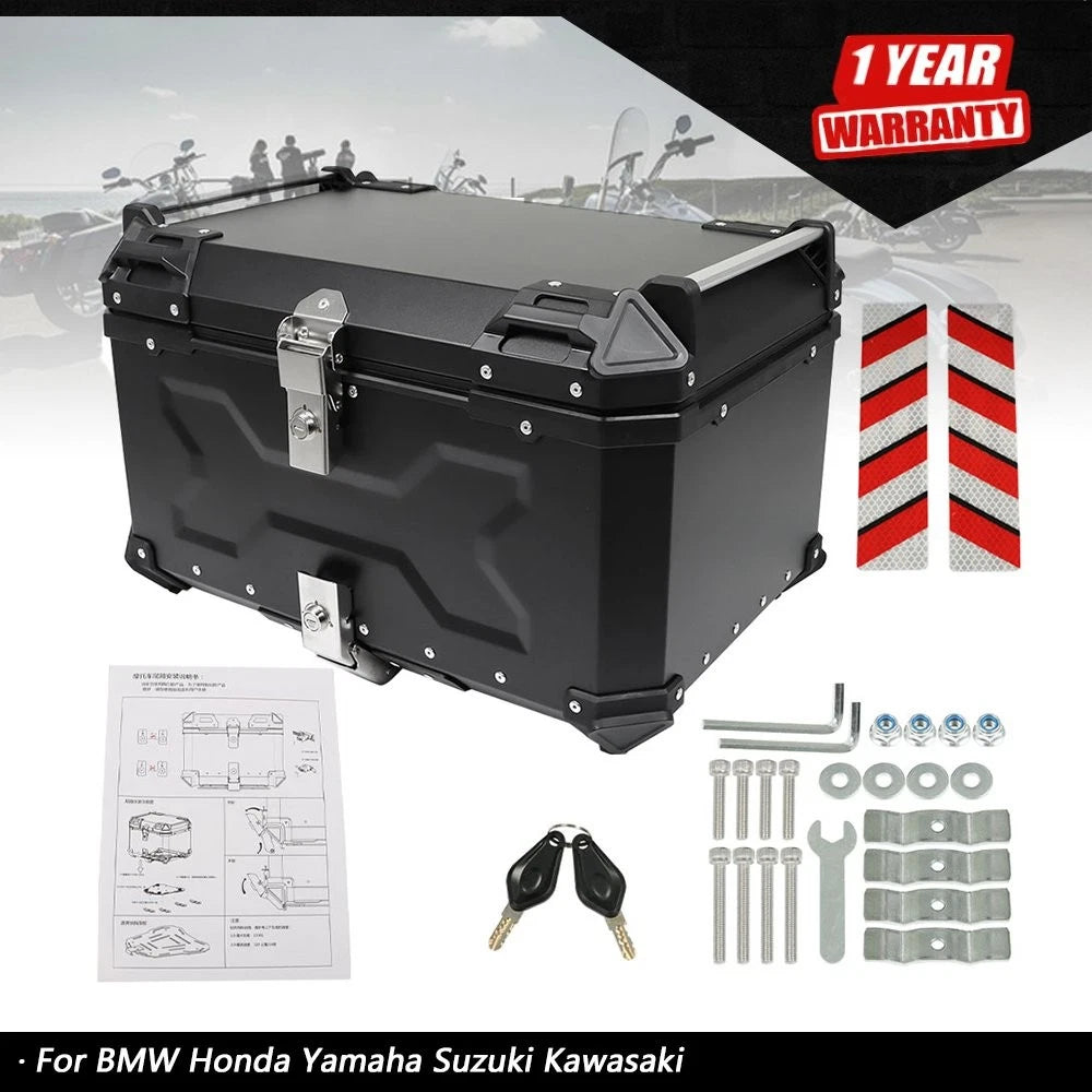 Aluminum Waterproof Motorcycle Top Case for Make Model