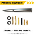 Chrome Bullet Antenna for Chevy Silverado Sierra GMC Denali (2007–2023)