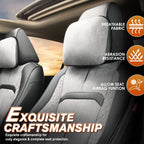 Front Row Bucket Seat Cover for Universal Fit (Voris Series Grey)