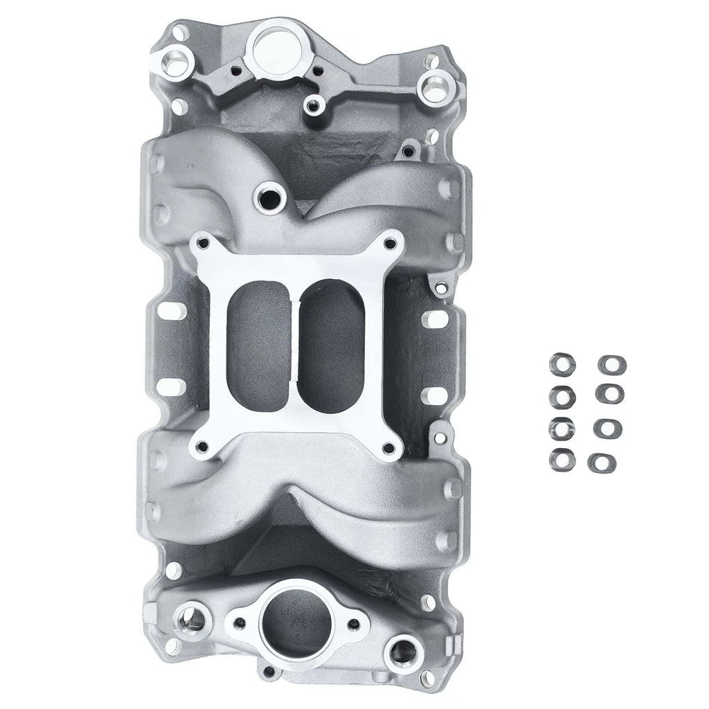 Dual Plane Air Gap Intake Manifold for Chevy 350 (1955–1958)