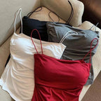 2X Comfortable Summer Tank Top with Built-in Bra for Women