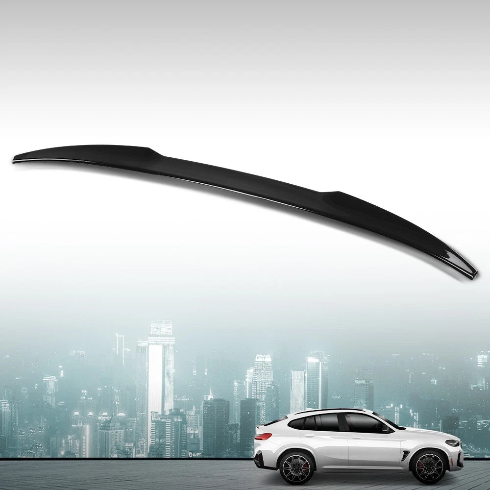 M4 Style Rear Trunk Spoiler for BMW X4 (2019–2024) Glossy Black