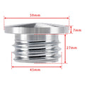Chrome Aluminum Fuel Gas Cap for Harley Sportster XL, Dyna, Softail, Touring