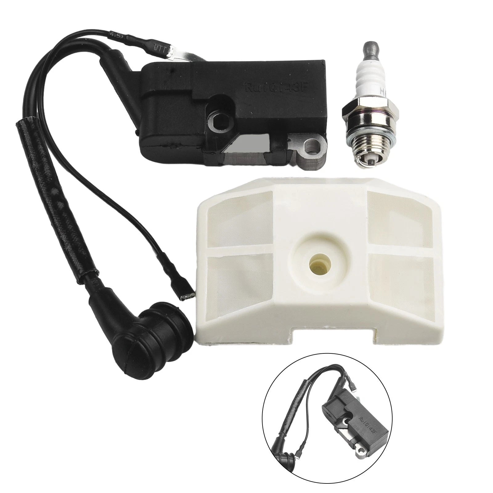 Ignition Coil & Air Filter Kit for 4500/5200/5800 Chainsaw (45cc/52cc/58cc)