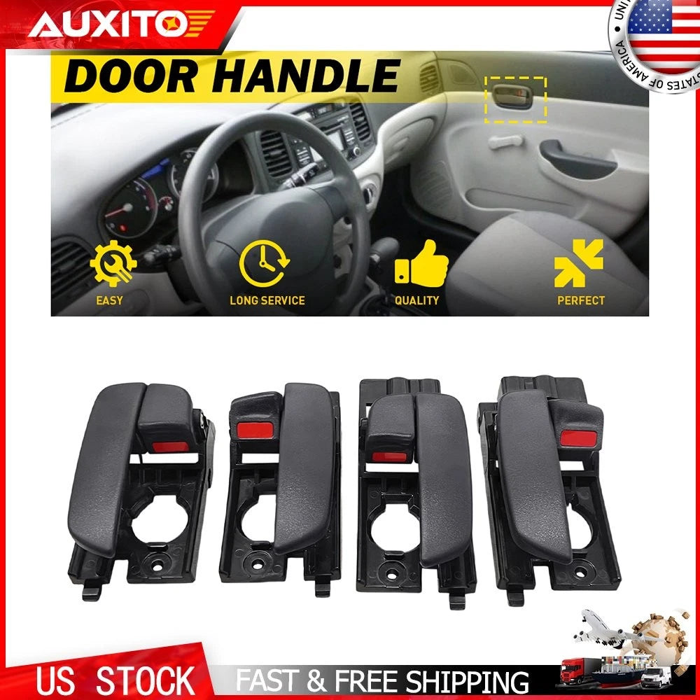 Set of 4 Interior Door Handles for Hyundai Accent (2007–2011)