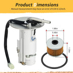 Fuel Pump Unit & Oil Filter for Kawasaki KFX450R (2008–2014) 49040-0020 49040-0831