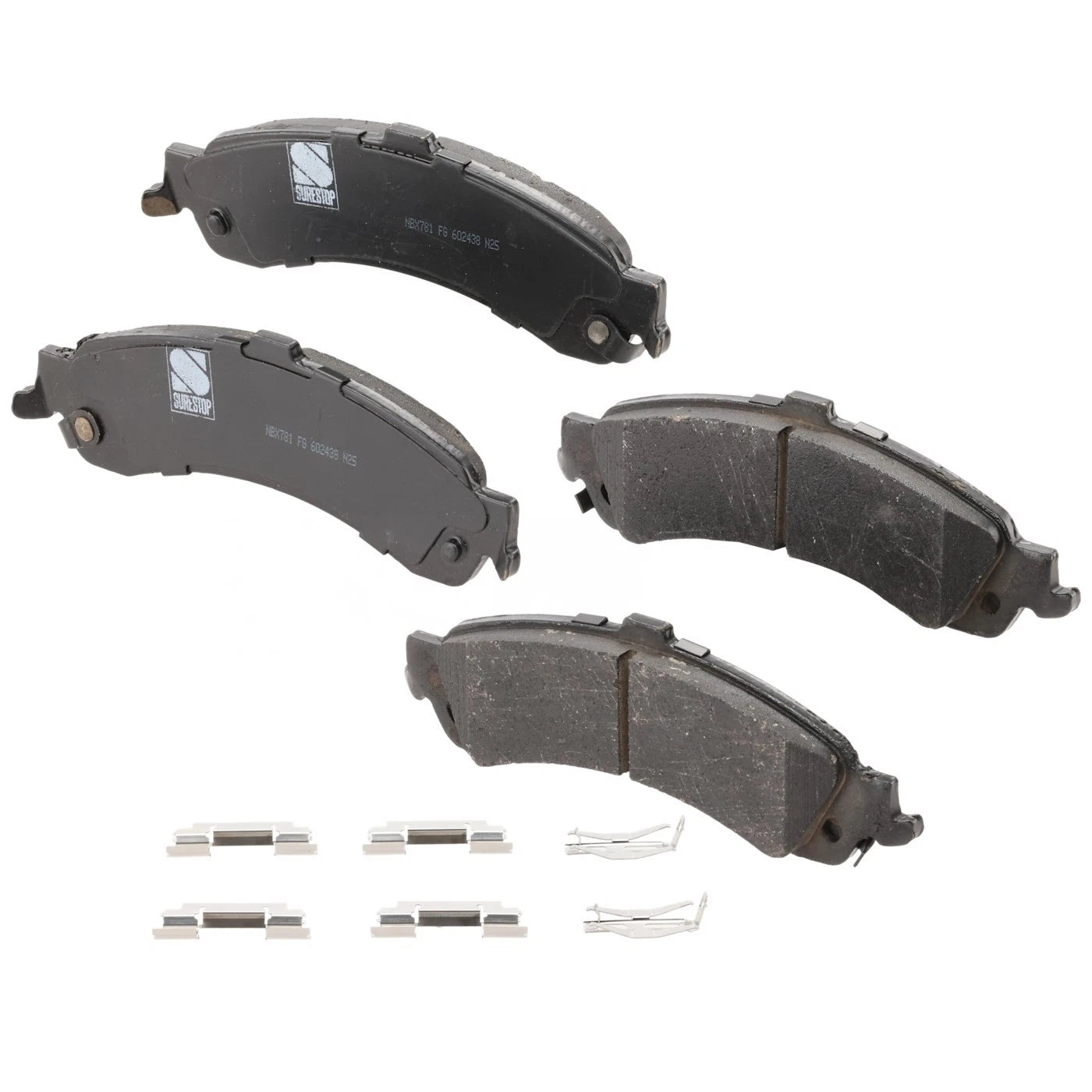 Set of Rear Ceramic Brake Pads for Chevrolet Silverado 1500 (2001–2005)