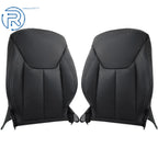 Set of 2 Leather Seat Covers for Jeep Wrangler (2013-2017) Black
