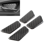 Set of 4 Inner Door Bowl Cover Trim Carbon Fiber for Chevrolet Equinox (2017–2022)
