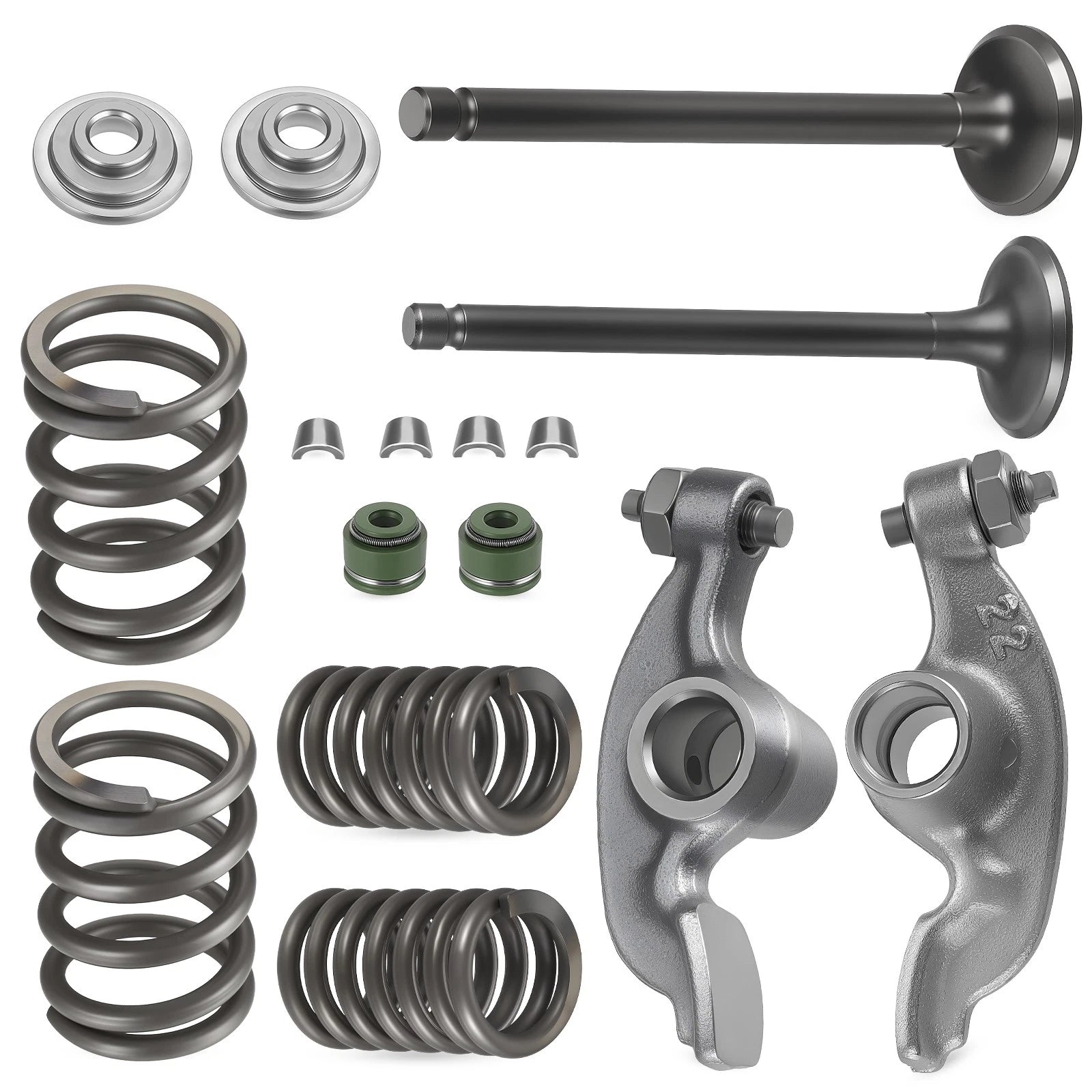 Intake Exhaust Valves Set with Seals for Honda XR75 XR80 XR100 XR80R XR100R (1973–2003)