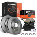 Front Disc Brake Rotors & Ceramic Pads for Mercedes-Benz C230 (2002–2005)