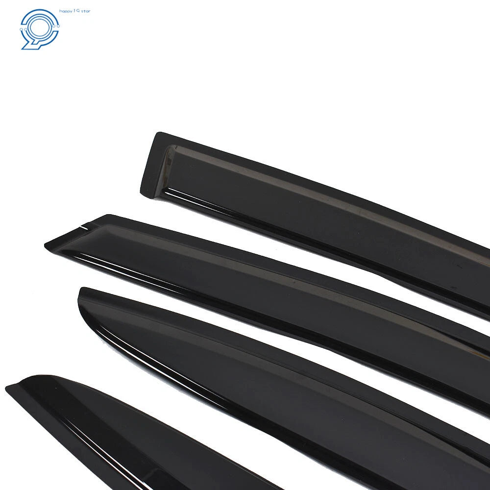 Set of 4 Window Visors for Subaru WRX STI (2015–2018) Rain Guard