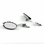 Universal Rearview Mirrors for Motorcycle (8mm, 10mm) - White T9