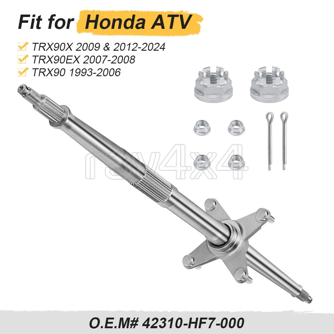 Rear Axle Shaft for Honda TRX90X 2009–2024 / 42310-HF7-000