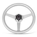 NRG RST-071-SL 330mm 1" Dish Aluminum Silver Racing Steering Wheel for Universal