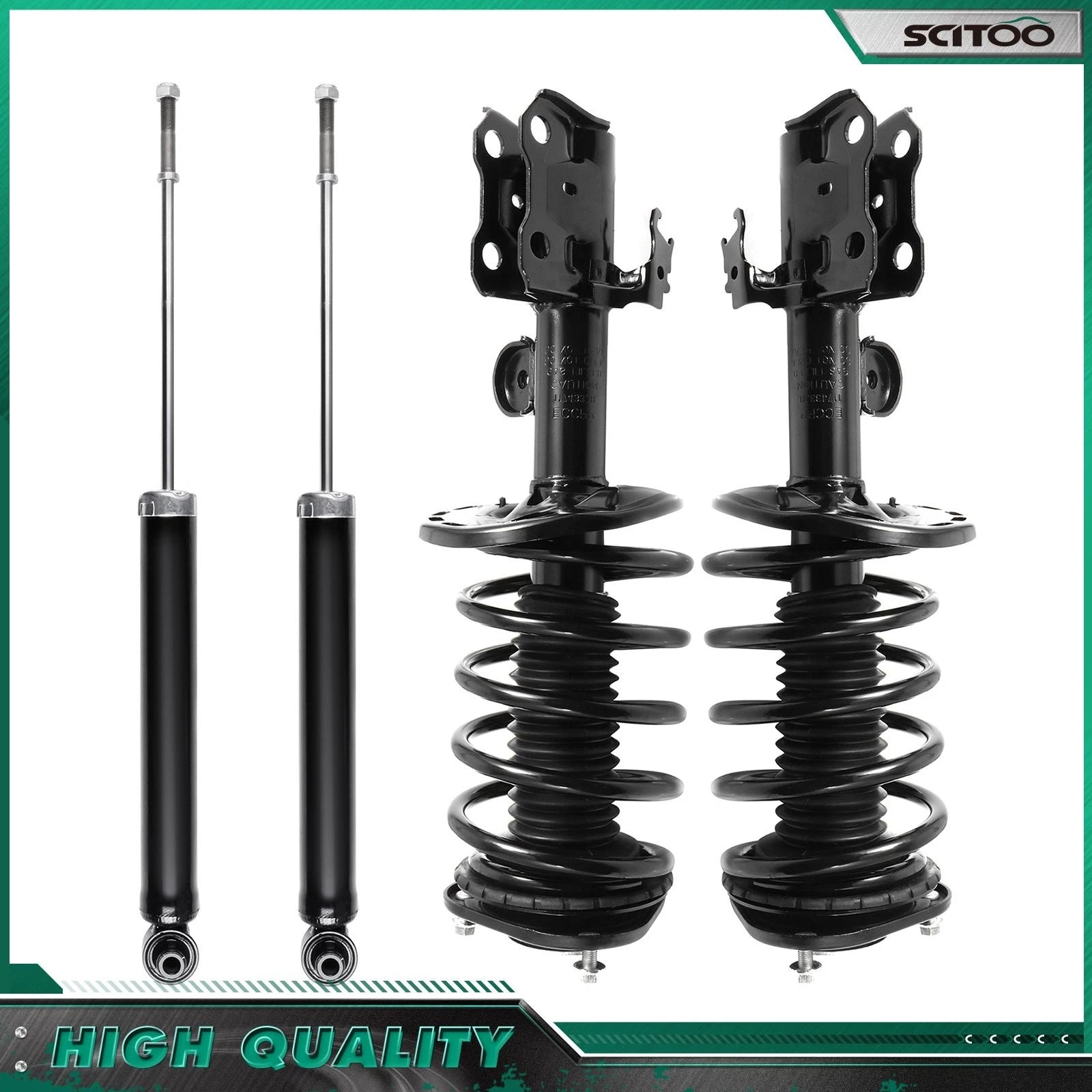 Complete Struts w/ Coil Springs for Toyota Prius (2010–2015)