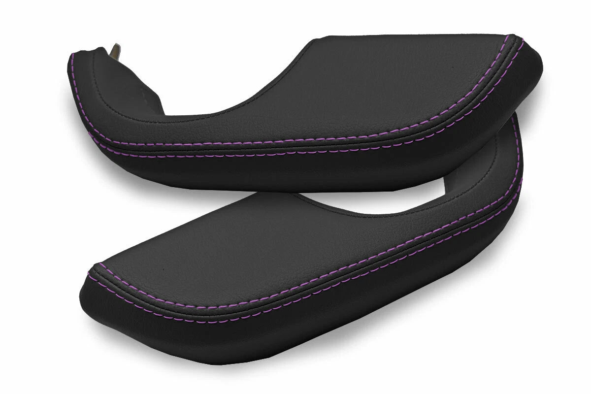Rear Handle Door Armrest Panel Cover for BMW E28 (1982–1988) Purple Stitch