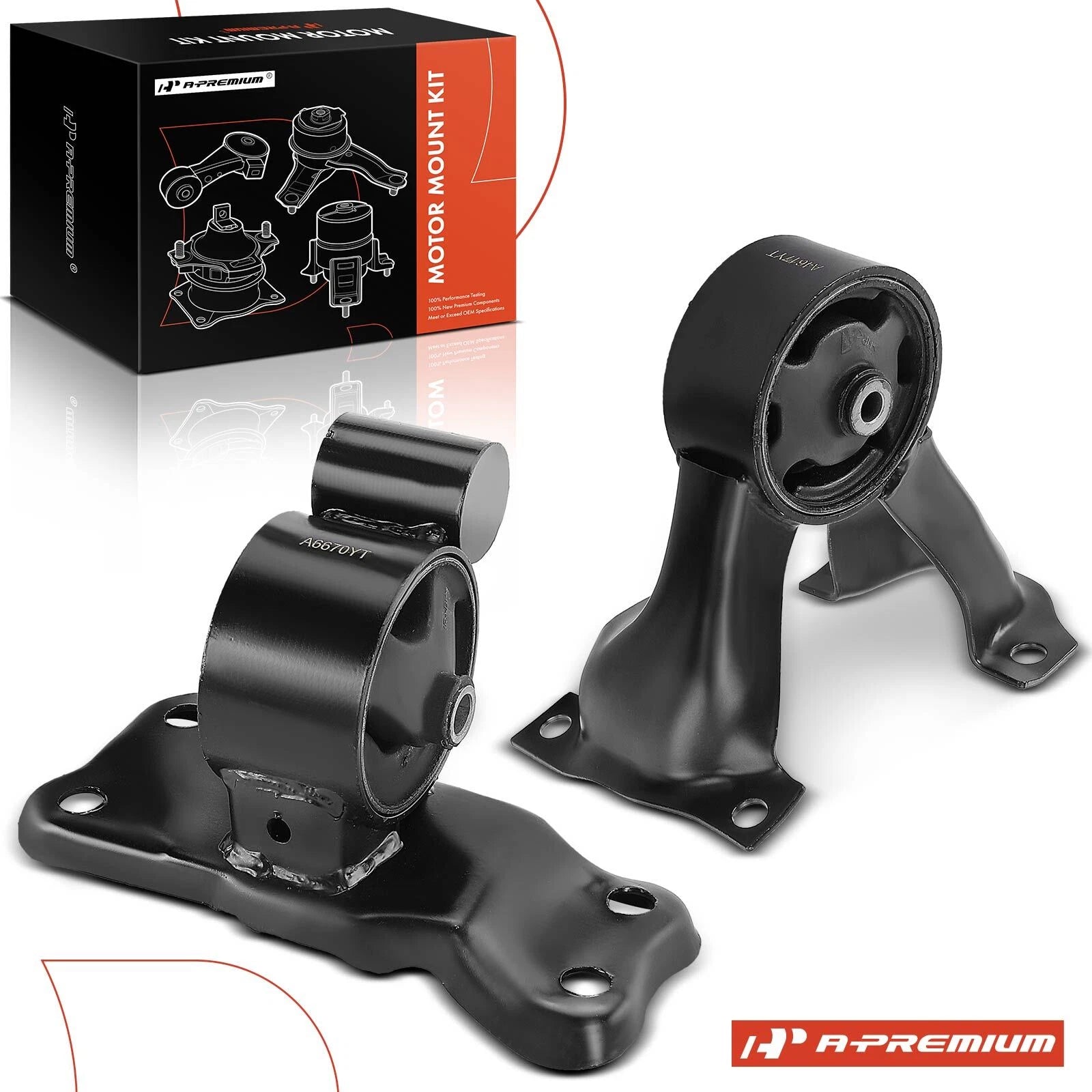2X Engine Motor & Transmission Mount for Mitsubishi Lancer (2004–2006)