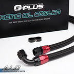 30 Row 10AN Aluminum Engine Oil Cooler Kit with 7" Cooling Fan