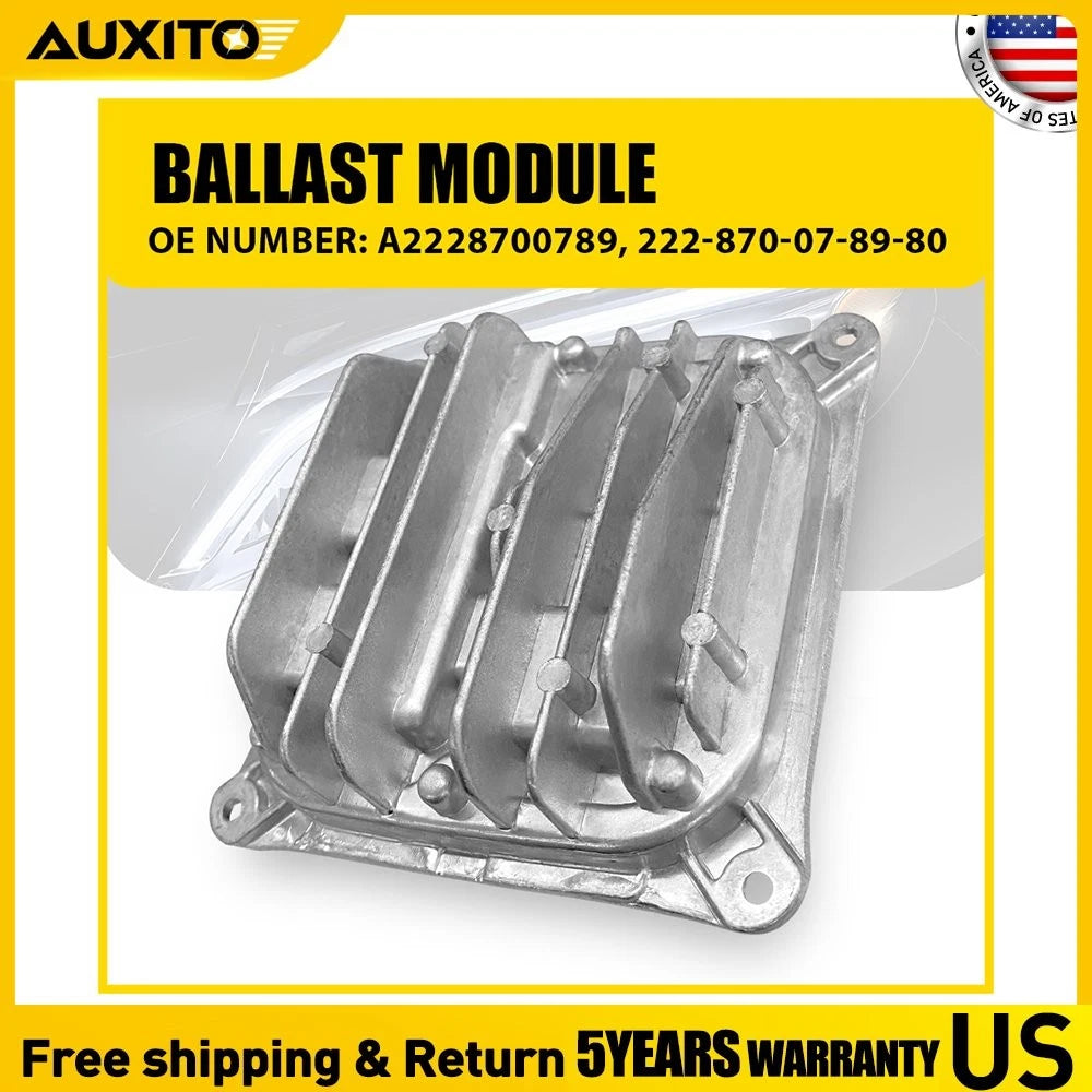 LED Headlight Ballast Module A2228700789 for Mercedes S550 S600 (2016–2018)