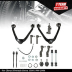 Set of 2 Front Upper Control Arms for Chevy Silverado Sierra 1500